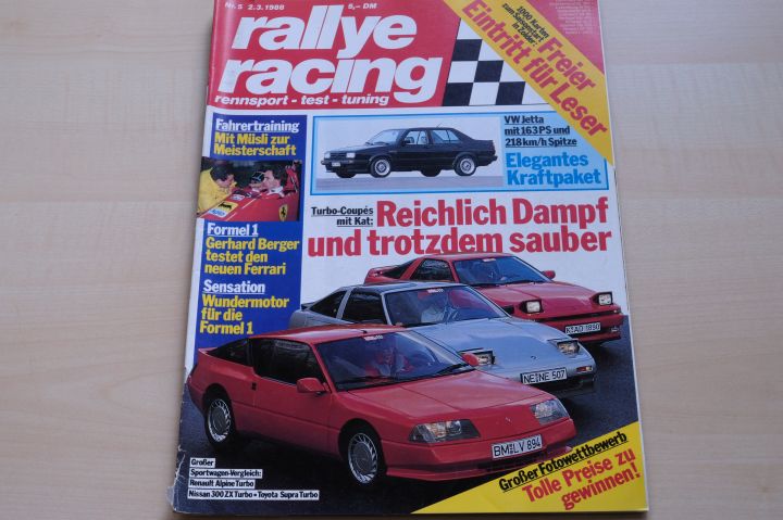 Deckblatt Rallye Racing (05/1988)